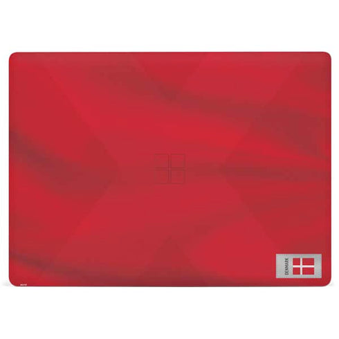 Denmark Soccer Flag Surface Laptop 2 Skin